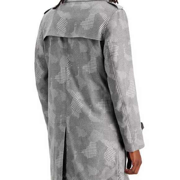 Inc International Concepts Men's Classic-Fit Plaid Trench Coat - Picture 7 of 9